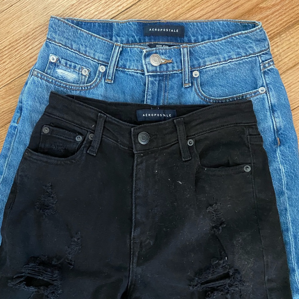 Aeropostale mom jeans size 2